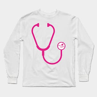 PA Barbie Stethoscope Long Sleeve T-Shirt